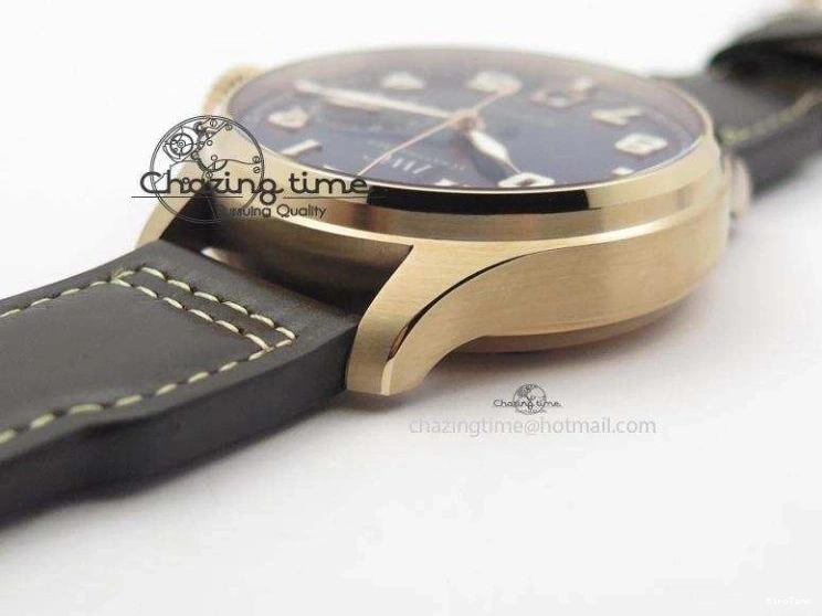 MIROTIME 0705 Big Pilot IW500909 RG ZF 1:1 Best Edition Le Petit Prince On Brown Leather Strap A Breathable 7293